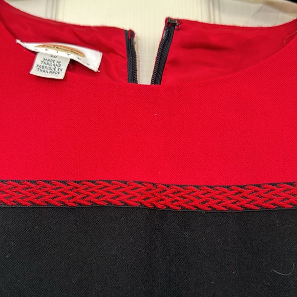 TALBOTS 100% Wool Black Dress Size 10 Medium - Picture 3 of 7